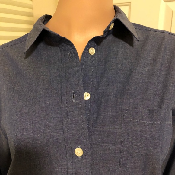 Banana Republic Chambray Dress Size 12 - Picture 7 of 7